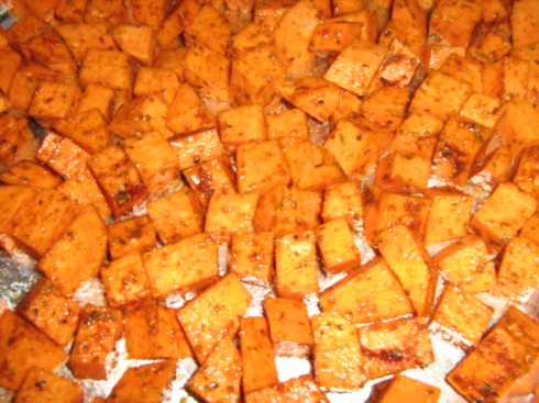 Sweet potato home fries 5